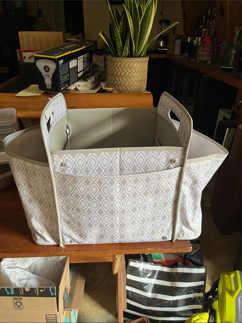 thirty-one Light Gray & Cream Convertible Organizer Caddy